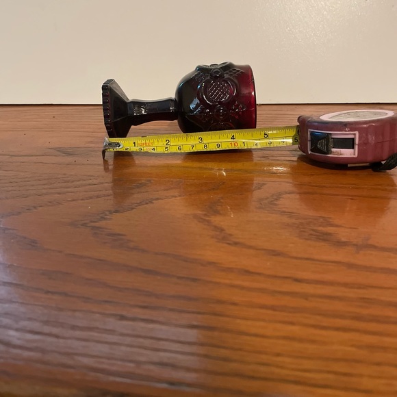 Ruby red goblets - Picture 3 of 3